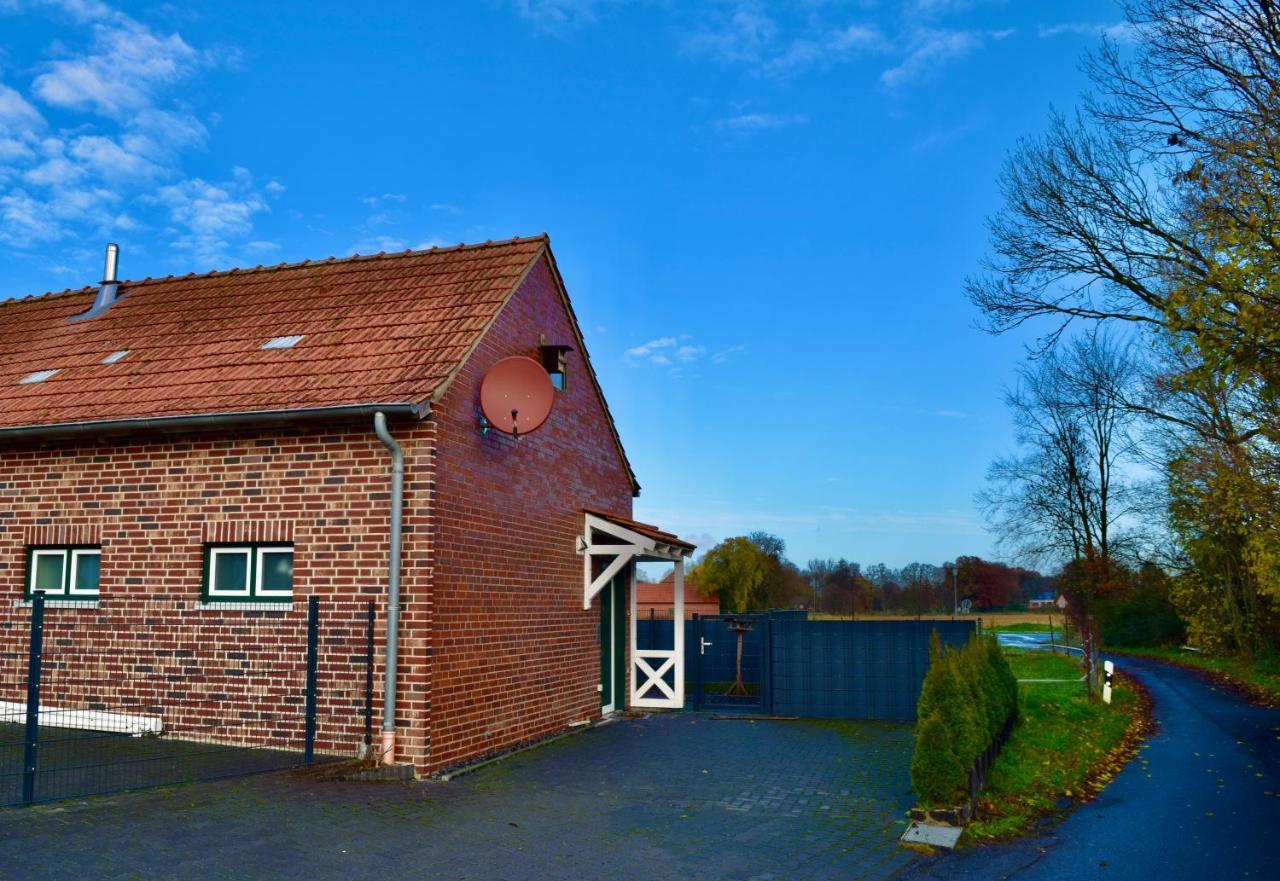Ferienwohnung Bed And Bike Rheine Exterior foto